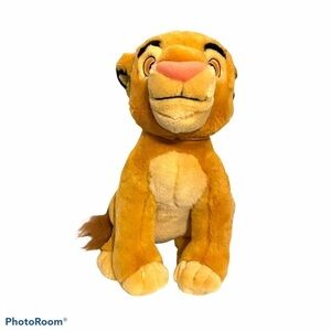 Vintage Disney Store Plush Simba Authentic Original 14” Stuffed Animal Lion